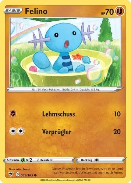 felino 083/185 – Pokémon Farbenschock Karte