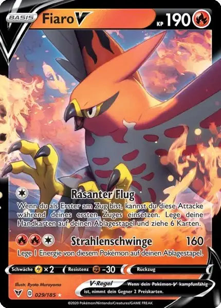 fiaro v 029/185 – Pokémon Farbenschock Karte