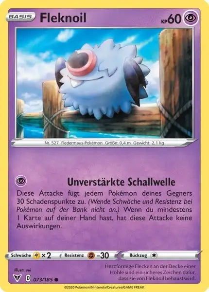 fleknoil 073/185 – Pokémon Farbenschock Karte