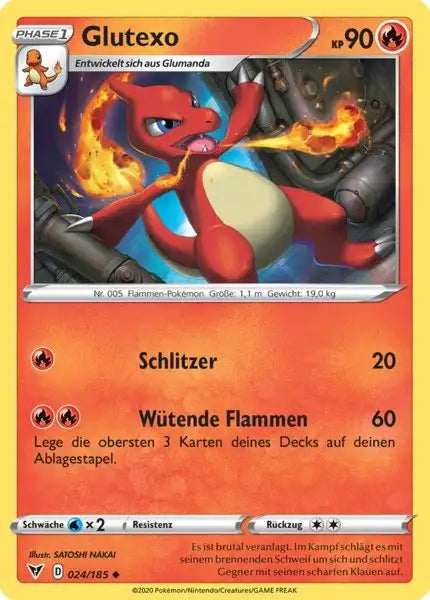 glutexo 024/185 – Pokémon Farbenschock Karte