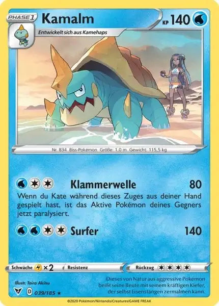 kamalm 039/185 – Pokémon Farbenschock Karte