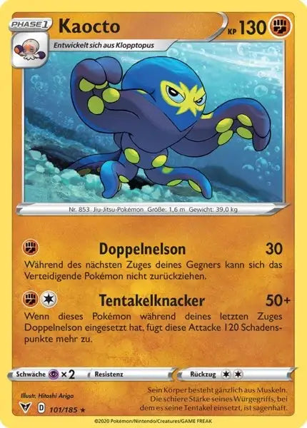 kaocto 101/185 – Pokémon Farbenschock Karte