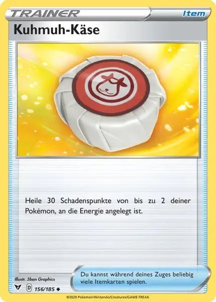 kuhmuh kaese 156/185 – Pokémon Farbenschock Karte