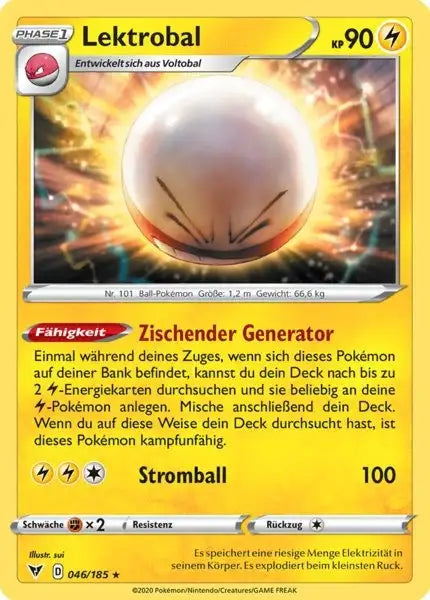 lektrobal 046/185 – Pokémon Farbenschock Karte
