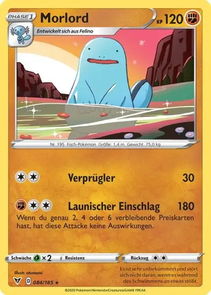 morlord 084/185 – Pokémon Farbenschock Karte