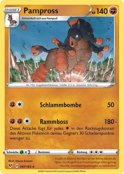 pampross 097/185 – Pokémon Farbenschock Karte