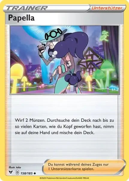 papella 158/185 – Pokémon Farbenschock Karte