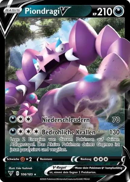 piondragi v 106/185 – Pokémon Farbenschock Karte