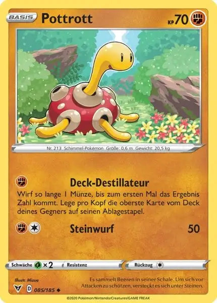 pottrott 085/185 – Pokémon Farbenschock Karte