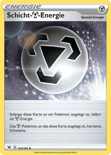 schicht m energie 163/185 – Pokémon Farbenschock Karte