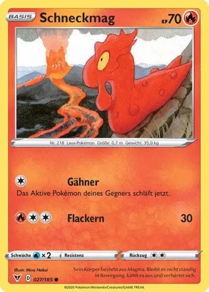 schneckmag 027/185 – Pokémon Farbenschock Karte
