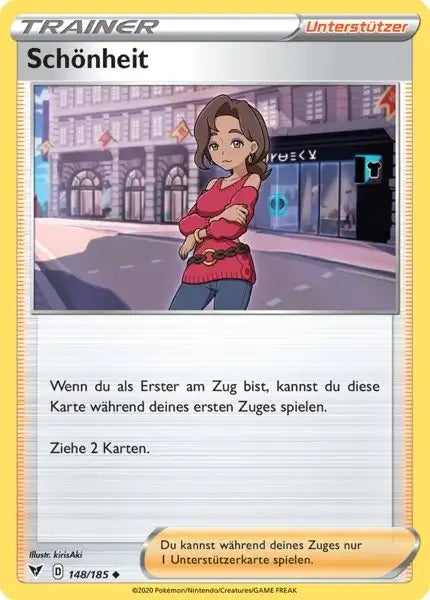 schoenheit 148/185 – Pokémon Farbenschock Karte