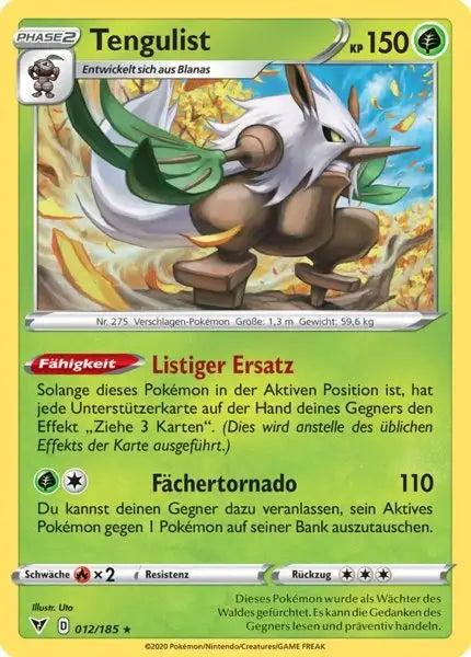 tengulist 012/185 – Pokémon Farbenschock Karte