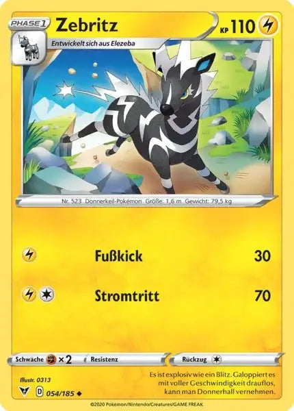 zebritz 054/185 – Pokémon Farbenschock Karte