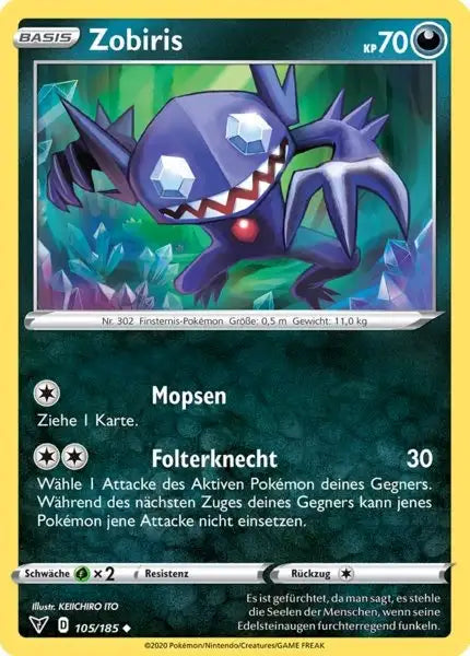 zobiris 105/185 – Pokémon Farbenschock Karte