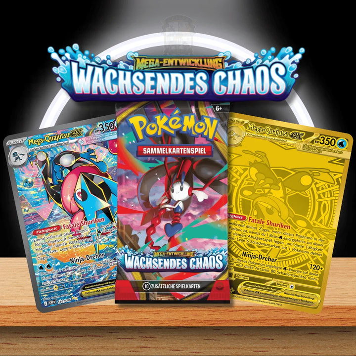 Pokémon Wachsendes Chaos Booster DE original versiegelt