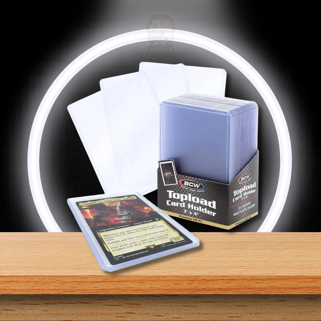 Premium Toploader für Sammelkarten von BCW