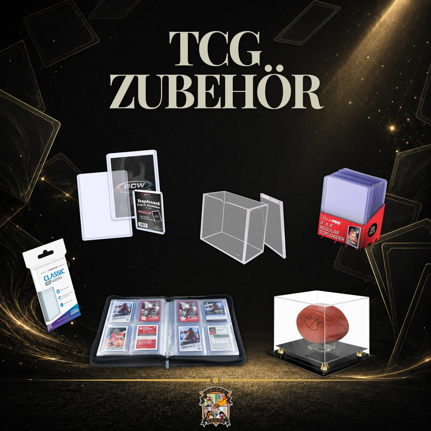 TCG Zubehör für Sammelkarten und Pokémon Karten bei CrispyCards